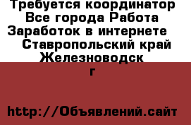 Требуется координатор - Все города Работа » Заработок в интернете   . Ставропольский край,Железноводск г.